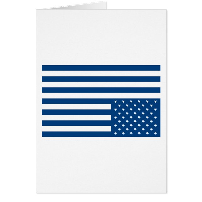 Upside Down American Flag - Blue (Front)