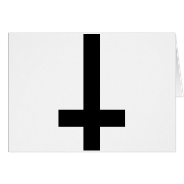 Upside Down Cross (Front Horizontal)