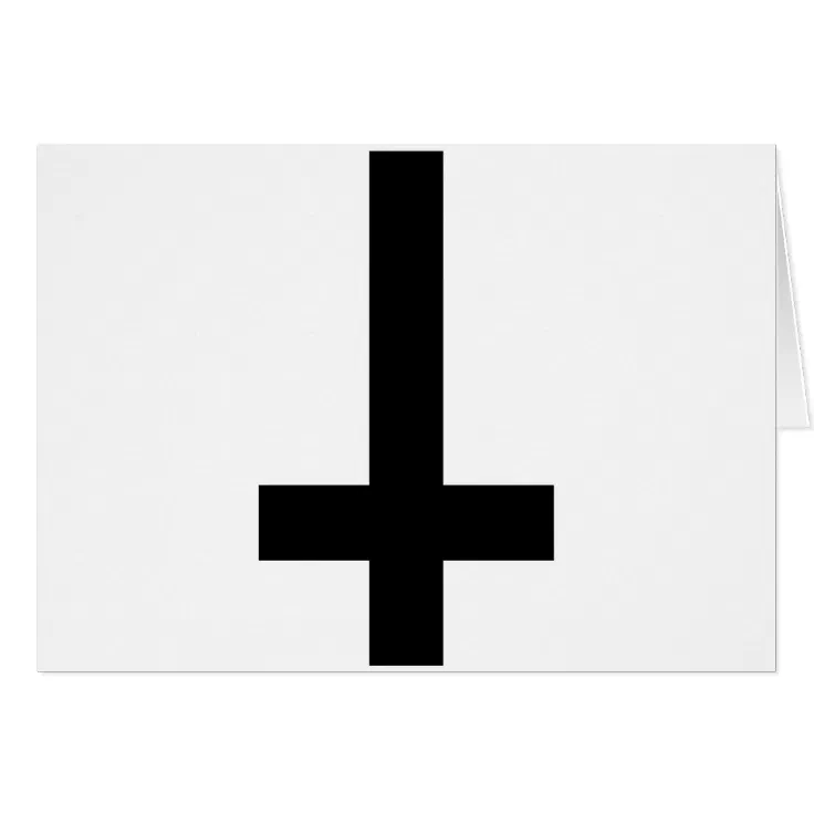 Upside Down Cross Zazzle