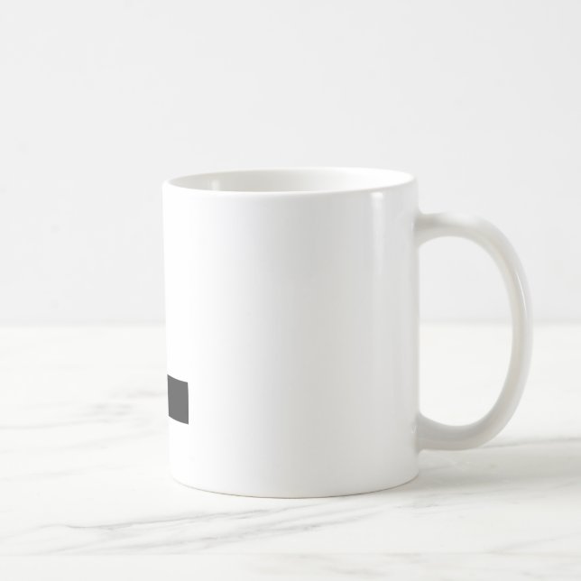 Upside Down Cross Coffee Mug (Right)