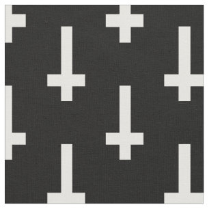 upside down cross fabric