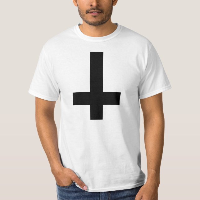 Upside down cross T-Shirt (Front)