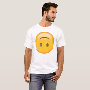 Upside-Down Face - Emoji T-Shirt