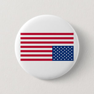 Upside Down Flag 6 Cm Round Badge