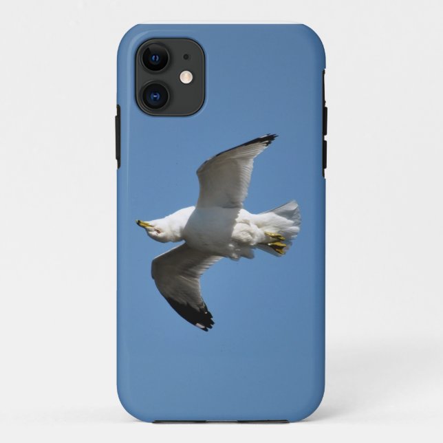 Upside-down Flying Gull Wildlife Collection Case-Mate iPhone Case (Back)