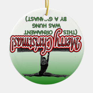 Upside Down Gymnast Ornament