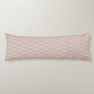 Upside down lavender pattern body cushion
