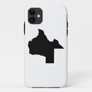 Upside Down Map of Texas iPhone 11 Case