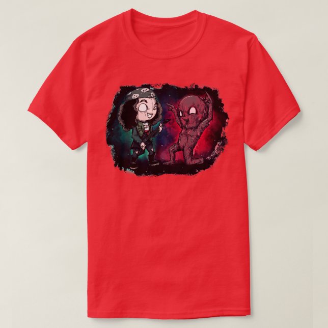 Upside Down Metal T-Shirt (Design Front)