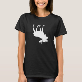 Upside Down Moose Zoologist White World Moose Day  T-Shirt