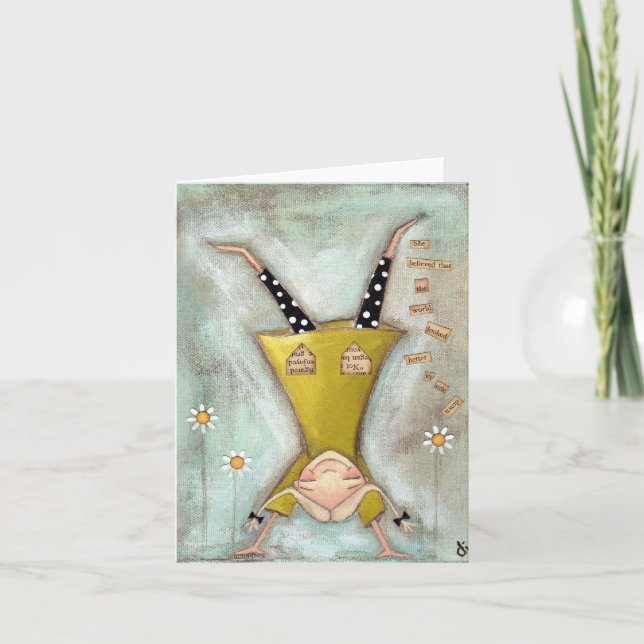 Upside Down - Note Card (Front)