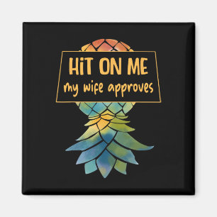 Upside Down Pineapple Cruise Subtle Swinger Funny Magnet