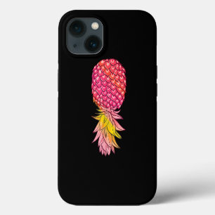 Upside Down Pineapple Distressed Summer Fruit Swin iPhone 13 Case