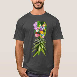 Upside-Down Pineapple Floral Swinger Men Women Kid T-Shirt