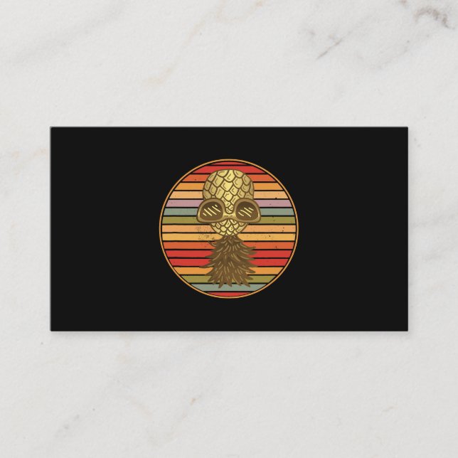 Upside Down Pineapple Swinger 7 Business Card (Front)