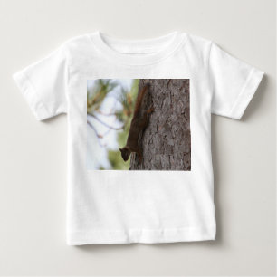 Upside Down Squirrel Baby T-Shirt