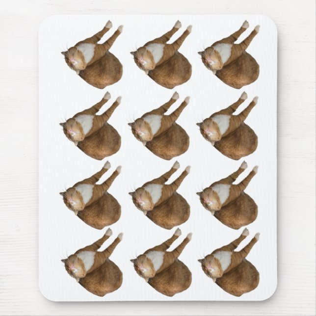 Upside-Down Sunshine Cat Mouse Mat (Front)