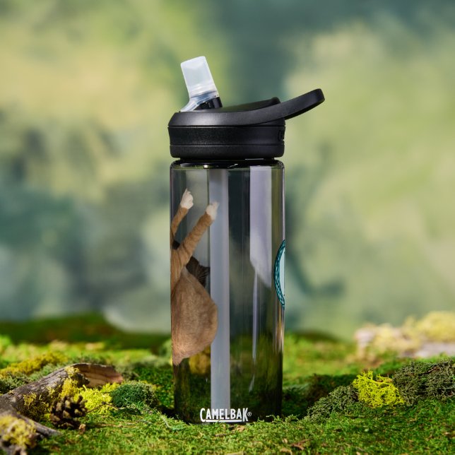 Upside-Down Sunshine Cat Water Bottle (Outdoor)