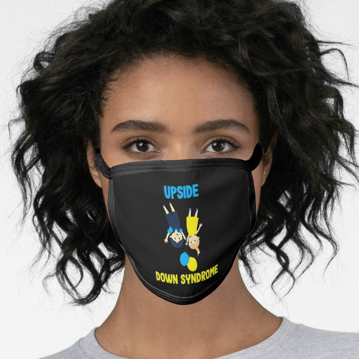 Upside Down Syndrome Awareness Special Education T Face Mask Zazzle.co.uk
