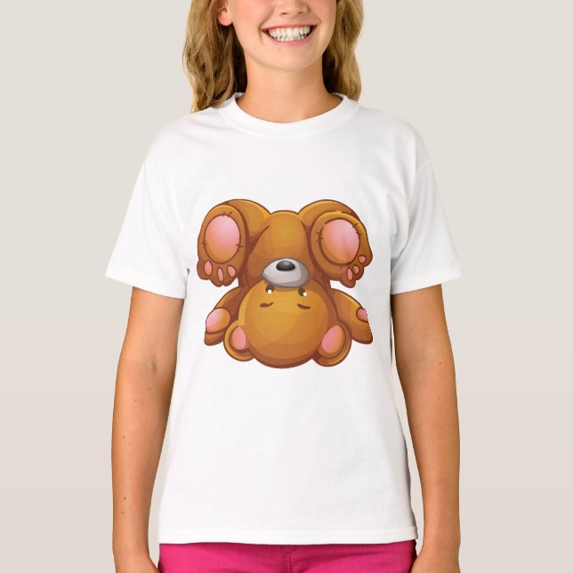 Upside Down Teddy Bear T-Shirt (Front)