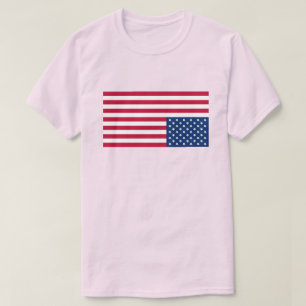 Upside Down USA Flag Abortion Rights T-Shirt