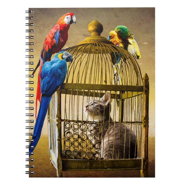 Upside-Down World of the Gilded Cage Notebook (Front)