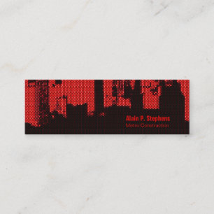 Upside Downtown LED Horizontal Skinny Mini Business Card