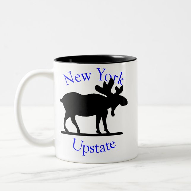 Upstate New York Moose Mug (Left)