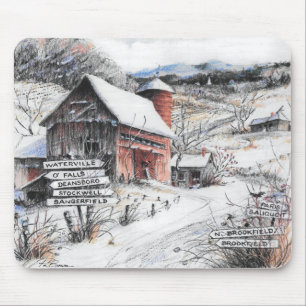Upstate New York Winter Mousepad