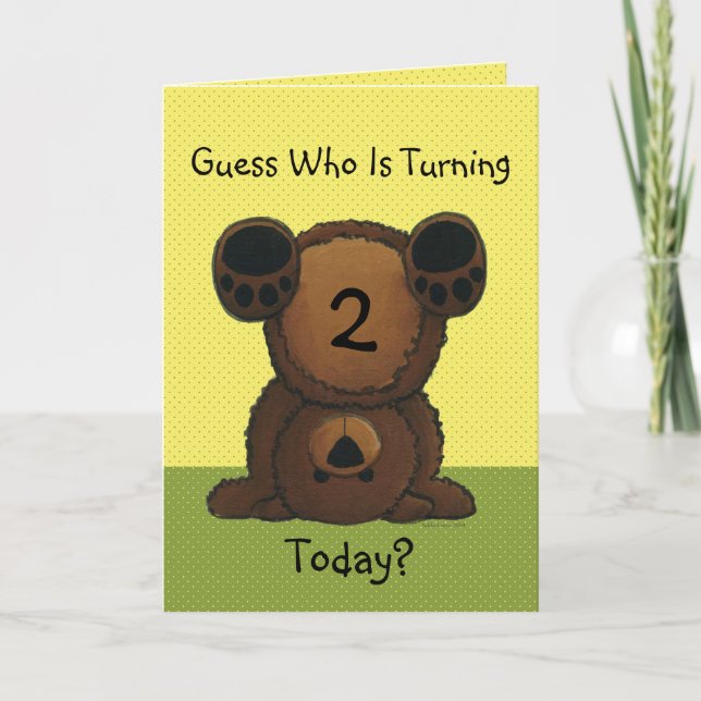 Upsy Daisy Turning * Personalized Birthday Card (Front)