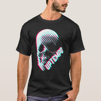 Uptempo Hardcore Dymamic Skull Festival Merch T-Shirt