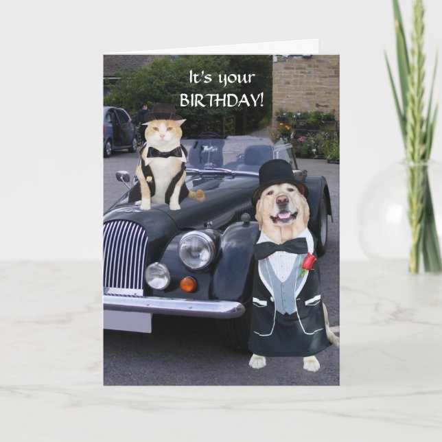 Uptown Birthday Card (Front)