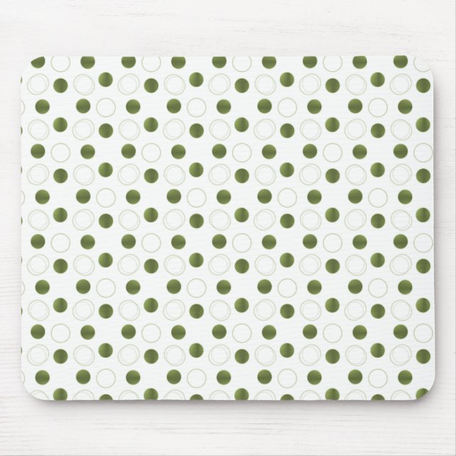 Uptown Bliss Mousepad, Clover Green Mouse Mat (Front)