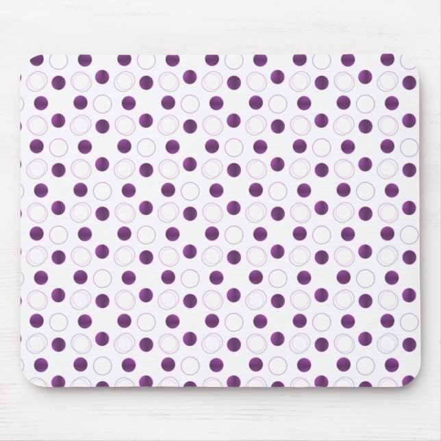 Uptown Bliss Mousepad, Purple Mouse Mat (Front)