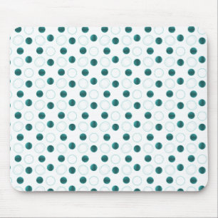 Uptown Bliss Mousepad, Teal Mouse Mat