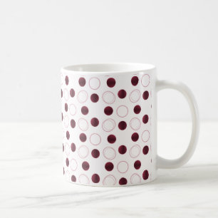 Uptown Bliss Mug, Burgundy Coffee Mug