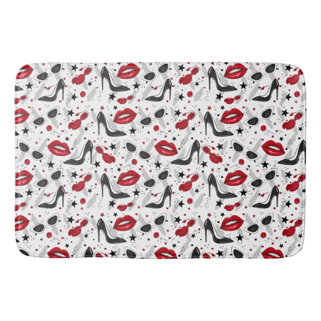 Uptown Girl Bath Mat (Front)