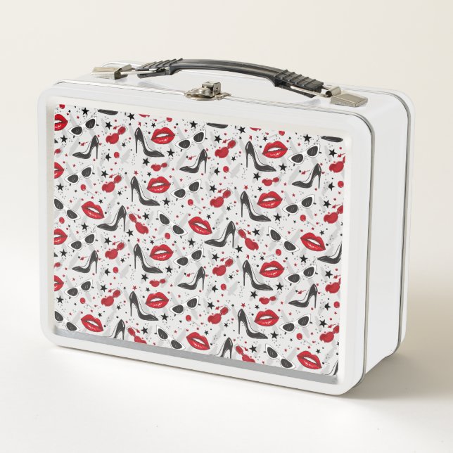 Uptown Girl Metal Lunch Box (Front)
