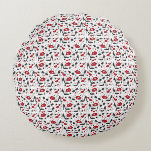 Uptown Girl Round Cushion