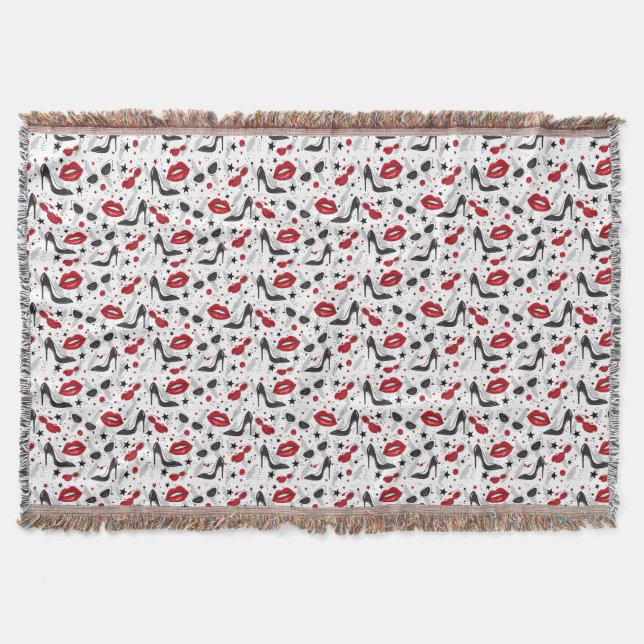 Uptown Girl Throw Blanket (Front)