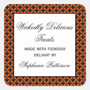 Uptown Glam Fancy Halloween Baking Stickers