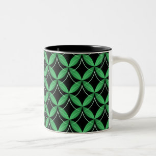 Uptown Glam Mug, Emerald Green Two-Tone Coffee Mug