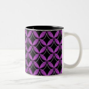 Uptown Glam Mug, Plum Perfection Two-Tone Coffee Mug