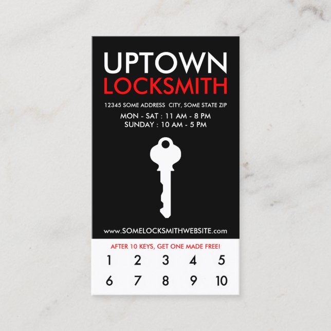 uptown locksmithv loyalty (Front)