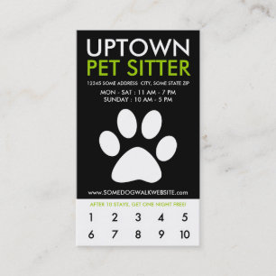 uptown pet sitter loyalty