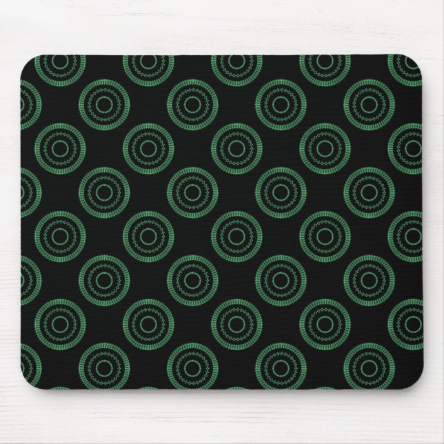 Uptown Posh Mousepad, Bright Green Mouse Mat (Front)