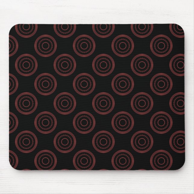 Uptown Posh Mousepad, Crimson Mouse Mat (Front)