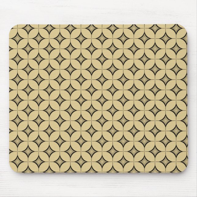 Uptown Retro Mousepad, Champagne Mouse Mat (Front)