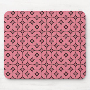 Uptown Retro Mousepad, Watermelon Pink Mouse Mat