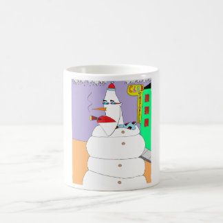 Uptown Snowman Coffee Mug